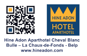 Hine Adon Aparthotel - Bulle – La Chaux-de-Fonds – Belp